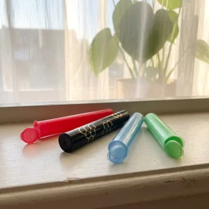 Custom Free Samples Smell Proof Plastic Tubes Paper Cones Packing Bottle