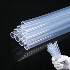 Custom High Elastic Soft Transparent Food Grade Silicone Hose Tube Cutting Service 35~70 Shore Hardness High Low Temp Resistance