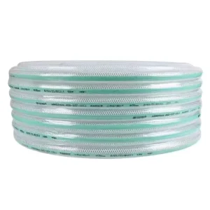 Custom High Pressure Clear Food Grade Fiber Hose with Cutting Service Plastic Braided -10 to +65 Temperature Range
