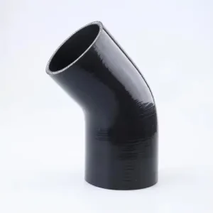 Custom High Temperature 5mm Wall 4 Player Reinforcement Cooling Reducing Elbow Silicone Tube Pipe
