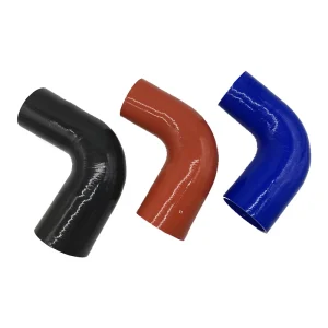 Custom High Temperature Resistant Reinforced Silicone 90 Degree Silicone Rubber Tube Coupler Pipe Radiator Silicone Hose Elbows