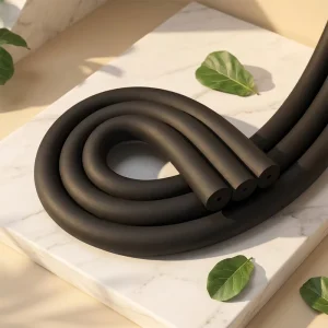 Custom High Temperature Resistant Solid Foam Silicone Rubber Hose Tube