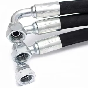 Custom High-pressure Fuel Oil Flexible Rubber Hoses 2-Wire Hose Assembly
