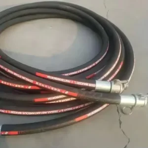 Custom Industrial Flexible High Pressure Rubber Steam Hose with Steel Wire Weaving Custom Cutting Service