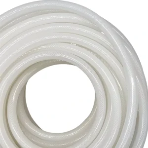 Custom Industrial Food Grade Silicone Hose with Polyester Aramid Reinforcement Durable Braid Design Custom Cutting Service