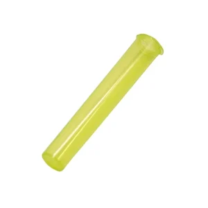 Custom Label Child Resistant Pop Top Tube 116mm Plastic Storage Tube Flip Top Squeeze Plastic Bounce Tube with Screw Cap
