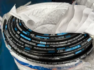 Custom Length 30m Steel Wire Hydraulic Hose ID16 OD26 High Pressure Resistance ISO MSHA BV GOST R OEM Logo Processing Supported