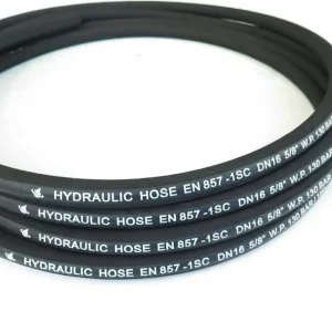 Custom Length Fittings Ultra Wear Resistant EN857 1SC Inch 5 8″ Hydraulic Oil Flexible High Pressure Hose