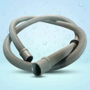 Custom Length Industrial Washing Machine Drain Hose Flexible Corrugated Pipe Cut to Size Injection Extruded Molded Process
