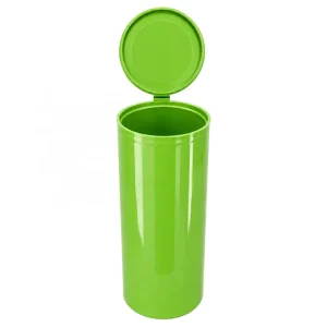 Custom Logo 40*96mm Colorful Plastic Tubes Pop Top Vial PP Vails Child Resistant Cone Tube PCR Tube