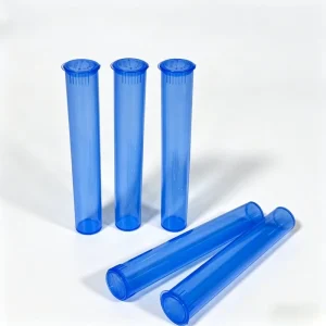 Custom Logo 98 116mm King Size Plastic Child Proof Tube PP Pop Top up Squeeze Bottle Tube Candy Food Pills Packaging