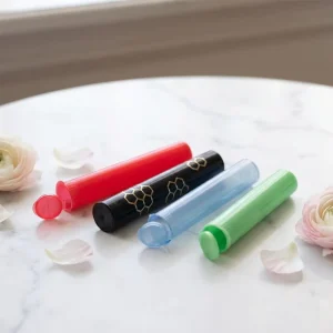 Custom Logo Child Proof PP Tube 98mm 116mm Pop Top Bottle Container Airtight