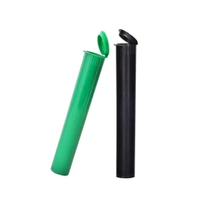 Custom Logo Color 90mm 98mm 109mm 116mm 120mm Plastic Pop Top Tube Smell Proof Container Pre Cone Roll Tube