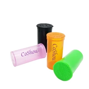 Custom Logo Squeeze Plastic Tubes Screen Printed Colorful Pop Top Packaging Tubes for Candy Medicine Bottles