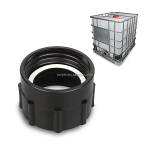 Custom Made S64X5 DIN61 71 to 2″ BSP Female IBC Tote Connector Heavy Wall Plastic Pipe Fitting for Storage Tank Output