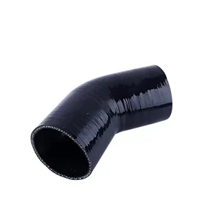 Custom Molded Silicone Elbow Pipe Reinforced Braided Silicone Bend Hose Automotive Use