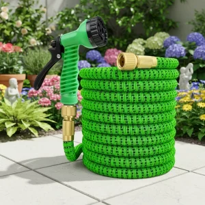 Custom OEM Expandable Latex Garden Hose 3/4”-1/2” Diameter 400psi Tangle Free Flexible Water Magic Portable for RV