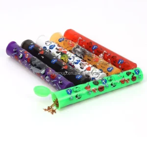 Custom PP Plastic Tubes Squeeze Child Resistant Pop Top CR Pre Packaging Tube 73 80 85 88 90 98 109 113 116 118 120mm