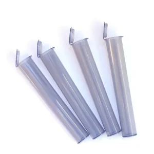 Custom Pre Pop Top Cone Container Child Resistant 116mm 120mm for PP Silk Screen Printed Roll Tubes Packaging