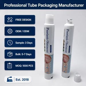 Custom Printed 15g 20g Aluminum Plastic Composite Tube for Toothpaste Packaging