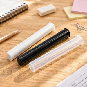 Custom Printed Pop Top Tubes with Silk Screen Printing and Sticker Label Service