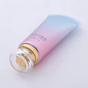 Custom Private 100ml Face Wash Cosmetic Cream Screw Cap Screen Printed Soft Squeeze Plastic Hose Packaging Tubes