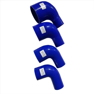 Custom Silicone Rubber Hose High Performance 4 ply Reinforced 45 Degree Silicone Elbow Hose