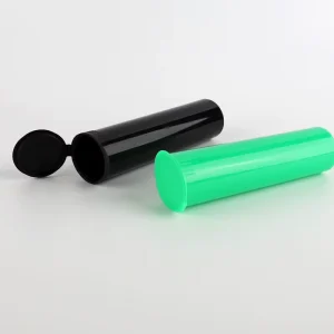 Custom Size 30*116mm 19*85mm 78mm Custom Color White Black Green Red Blue Child Proof Plastic J Tube for Packaging