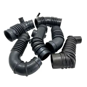 Custom Size Air Intake Rubber Hose Silicone Black Color Molded Air Rubber Hose Pipe for Automobile Air Part