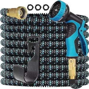 Custom Size Color Extendable 100FT Garden Hose Set Wear Resistant Elastic Folding Garden Water Pipe Flexible Rubber Garden Hose
