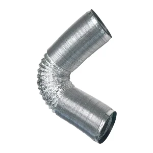 Custom Size Double Layer Silver Aluminium Flexible Air Duct Hose for Air Conditioning Ventilation