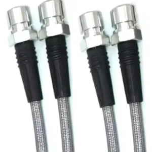 Custom Stainless Steel Braided Brake Line Kit Front Rear AN3 M10*1 Female Female Fittings