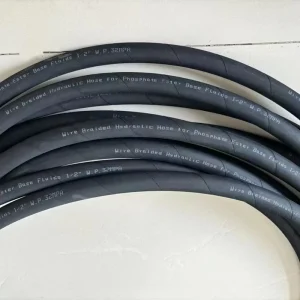 Custom Steel Wire Braided Phosphate-resistant Oil Pipe High Pressure Rubber Hydraulic Hose for New High Cutting