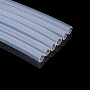 Custom Various Size High Quality Heat Resistant Flexible Medical Food Grade Clear Peristaltic Pump Silicone Tube Hose Cutting