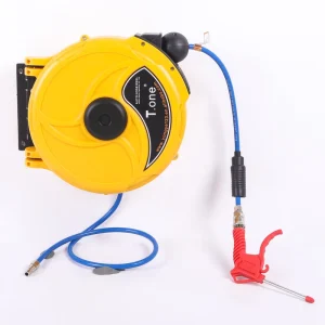 Custom Wall Mount Air Hose Reel Adjustable Automatic Recycling Industrial Application Air Hose Reels