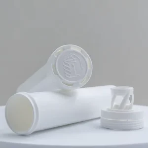 Customizable Empty Food Grade Effervescent Vitamin Tablet Tube with Spring Cap Built-in Desiccant in Cap