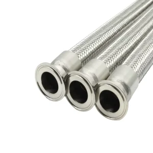 Customizable Industrial Rubber Hose Quick Install Tri-Clamp Stainless Steel Braided Industrial Pipe