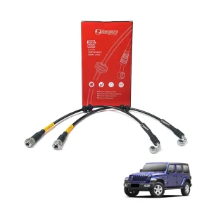 Customizable Rear Brake Hose Oil Tube Pipe Explosion Proof for Jeep Wrangler Jk Supports Length Customization