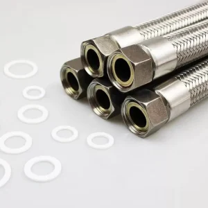 Customizable SS304 and 316L Grade Stainless Steel Soft Braided Corrugated Metal Fuel Hoses for Steam Cooling Applications