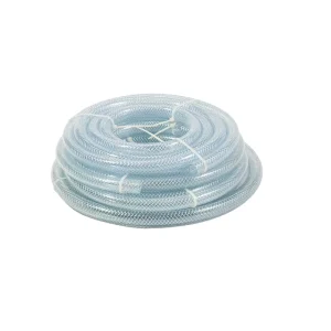 Customizable Transparent Braided Reinforced PVC Hose Flexible Garden Water Hose