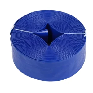 Customizaed High Pressure Agricultural Irrigation Flexible Pump Water Discharge PVC Yellow Blue Red Lay Flat Hose Pipe Tube
