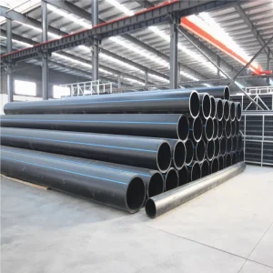 Customized 160mm Plastic Tubes HDPE Plumbing Pipe 25 Inch PE100 High Pressure Sewer Pipe Large Diameter Plastic Tubing