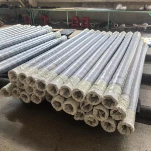 Customized 2-1/2″ 64mm Conductive Concrete Pump Pipe Cement Plaster Discharge Rubber Concrete Hose
