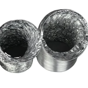 Customized 24 Inch Non-Insulated Industrial Aluminum Foil Hose Flexible Duct for Gym and Air Conditioning Use