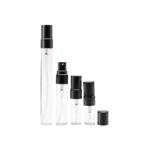 Customized 2ml 3ml 5ml 10ml Empty Plastic Perfume Pump Spray Bottle Cosmetic PET Mini Sample Tube