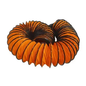 Customized 6-40 Inch 300-1200mm High Pressure Flame Resistant Anti UV Lightweight PVC Flexible Air Duct Hose Durable