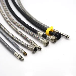 Customized Bathroom Stainless Steel Wire Braided Hose Plumbing Water Metal Tube Brake Wire Hose