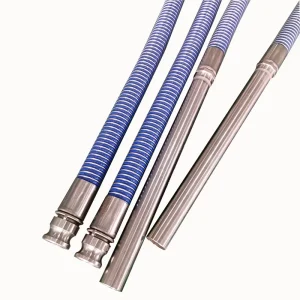 Customized Chemical Composite Hose Pressure-Resistant High-Temperature Acid-Alkali Solvent Model 01 Blue Ton-Drum Suction