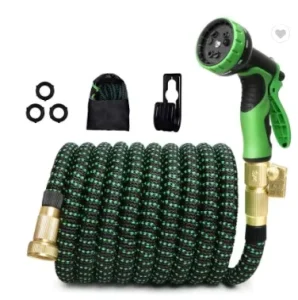 Customized Color 30M Double Layer Latex Rubber Flexible 3x Expandable ANSI Standard Rewindable Anti-Corrosion Garden Hose