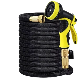 Customized Color Adjustable Length No Knots Expandable Garden Hose Plastic Material for Garden Use and Car Washing
